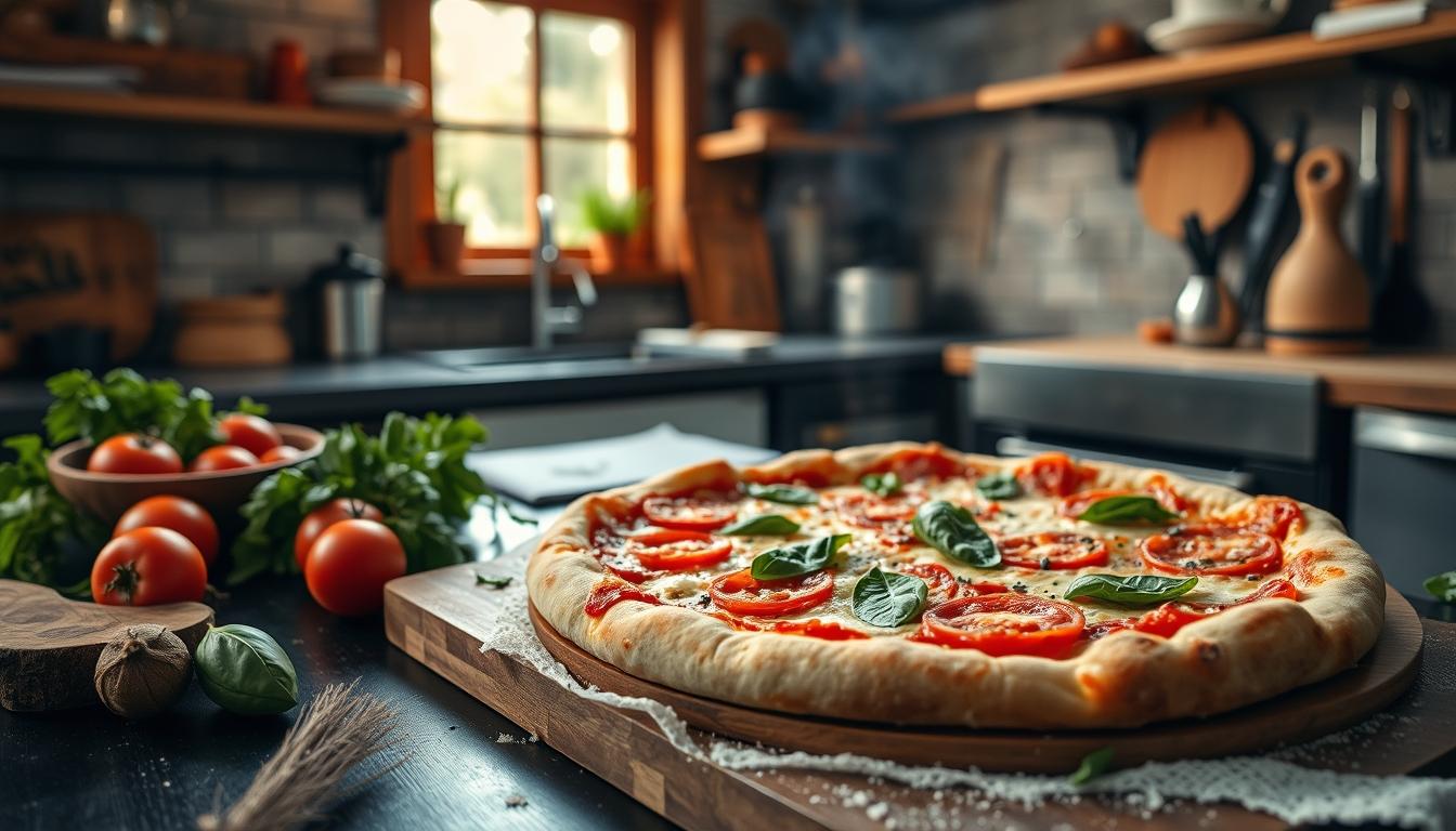 Seasonal meal prepared in a home kitchen